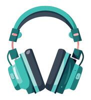 A pair of headphones on a white background vector