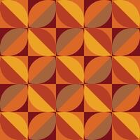 Seamless abstract autumn background, autumn geometric pattern background,. vector