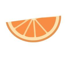 Orange slice icon illustration vector