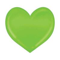 Hand drawn style heart illustration isolated on the white background vector