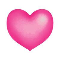Hand drawn style heart illustration on a white background vector