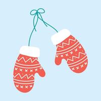 Flat christmas element, Flat design christmas decoration vector