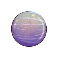 Planet Illustration isolated on a white background vector