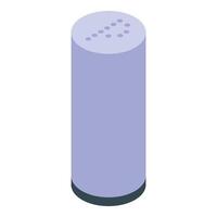 Smart speaker is waiting for voice commands vector