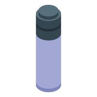 Deodorant stick releasing freshness with style, an isometric perspective vector
