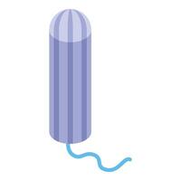 Clean tampon is showing menstrual hygiene product vector