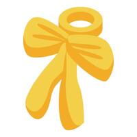 Golden ribbon with a hole is perfect for adding a special touch to presents vector