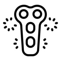 Fidget spinner rotating and generating sparks icon vector