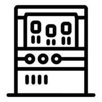 Computer server performing advanced data processing operations vector