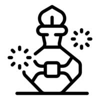 Magic potion with sparkles for games and fantasy worlds vector