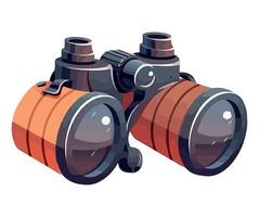 A pair of binoculars on a white background vector