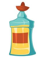 A jar of mustard with a lid on it vector
