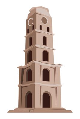 A tower with a clock on top of it