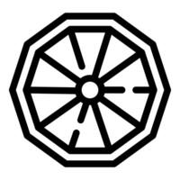 Octagon shape showing concept of geometry vector