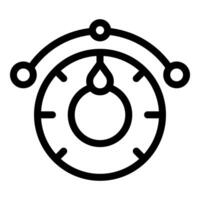 Pendulum swinging showing concept of time passing vector