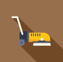 Floor polishing machine for cleaning company vector