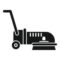 Professional cleaning equipment using rotating brushes for floor cleaning vector