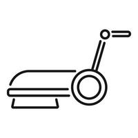 This icon represents a modern cleaning machine, emphasizing innovation in home hygiene vector