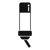 Electronic cigarette device presenting modern vaping technology vector