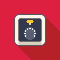Combination lock dial showing numbers for security code vector