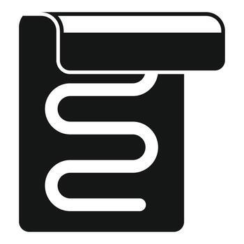 suelo radiante calefacción sistema instalando en hormigón losa vector