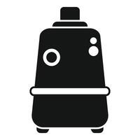 Modern food processor preparing food icon simple style vector