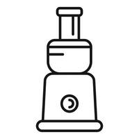 Simple line icon of a coffee grinder for making aromatic coffee vector