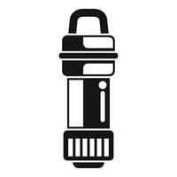 Electronic cigarette device with clearomizer and battery vector
