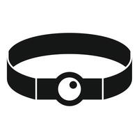 Elastic headlamp flashlight for working in the dark vector
