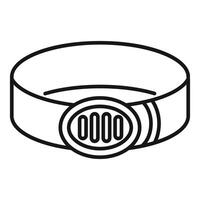 Headlamp for working in a coal mine with light beam vector