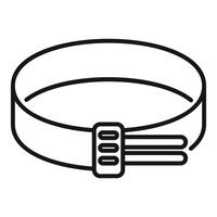 Smart fitness tracker bracelet monitoring heart rate vector