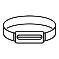 Headlamp flashlight for outdoor activity showing light source vector