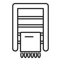 Server room data center cooling system icon vector