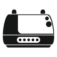 Modern router connecting and transmitting signal icon vector