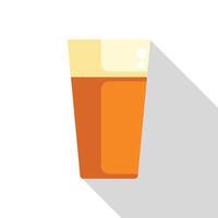 Tall glass of cold beer with foam on top is waiting for you at the bar vector