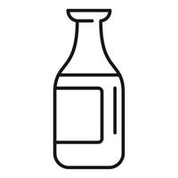 Bottle of liquid soap with blank label for branding vector