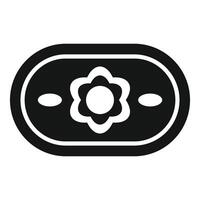 Probiotic icon showing healthy bacteria for gut vector