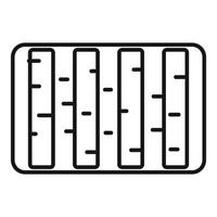 Audio control panel showing volume sliders adjusting sound levels vector