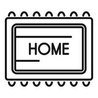Home button icon showing website homepage or return vector