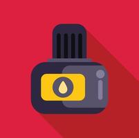 Ink cartridge icon showing ink level indicator vector
