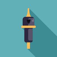 Modern electronic cigarette device presenting new vaping technology vector