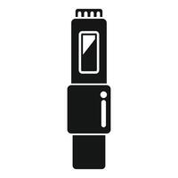 Electronic cigarette device presenting modern vaping technology vector