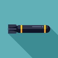 Underwater torpedo weapon launching system for military defense vector
