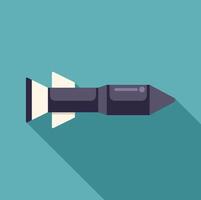 Bazooka rocket launcher weapon representing concepts like military, war and power vector