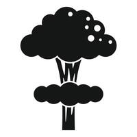 Simple broccoli icon showing healthy food and vegetarianism vector
