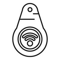 Smart tag using wifi for remote control and tracking vector