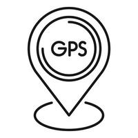 Gps location pin showing navigation point icon vector