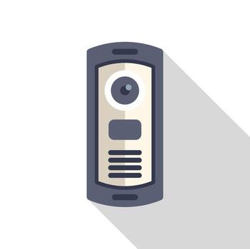 moderno intercomunicador sistema Proporcionar seguridad y comunicación vector