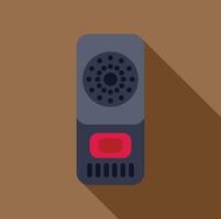 Electronic mosquito repellent device generating sound waves vector