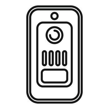 intercomunicador sistema Proporcionar seguridad y comunicación vector